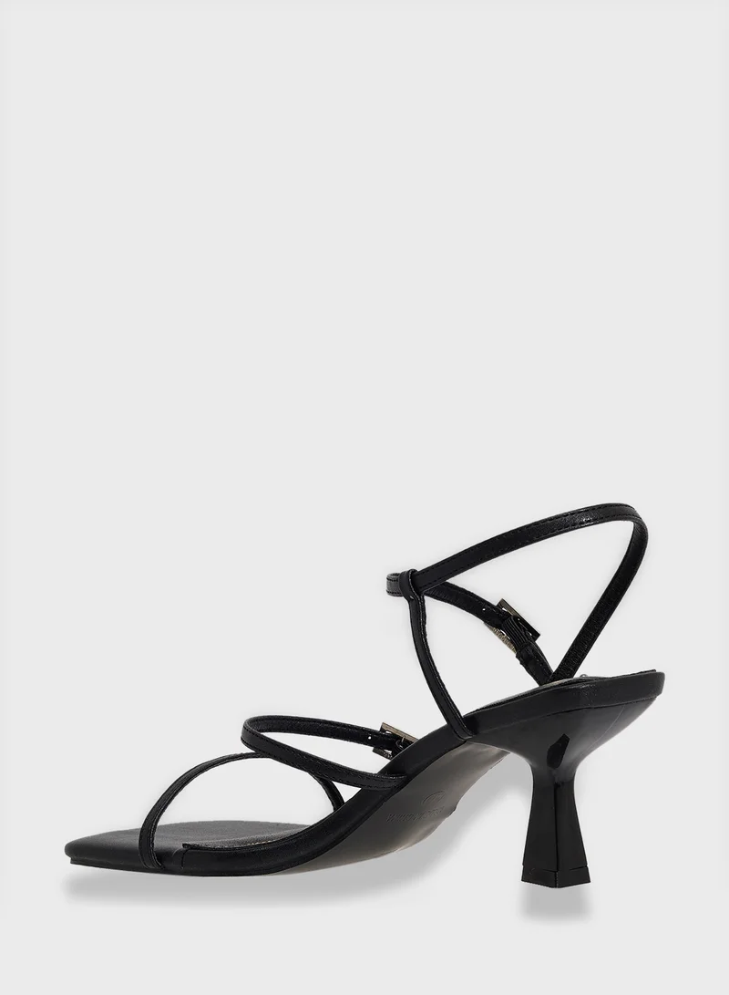 ELLA Triple Strap Heeled Sandal