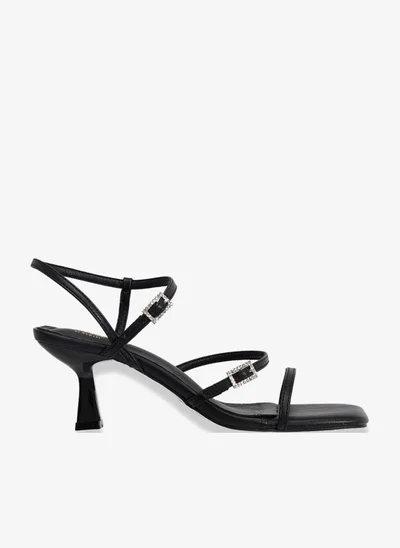 ELLA Triple Strap Heeled Sandal