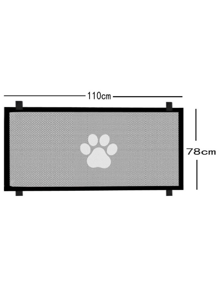 GUDOO Portable Mesh Baby Gate Mesh Magic Pet Dog Gate for Stairs Doorways Hallways Easy-Install Child's Safety Gates Folding for Indoor and Outdoor Safety Gate - Image 5