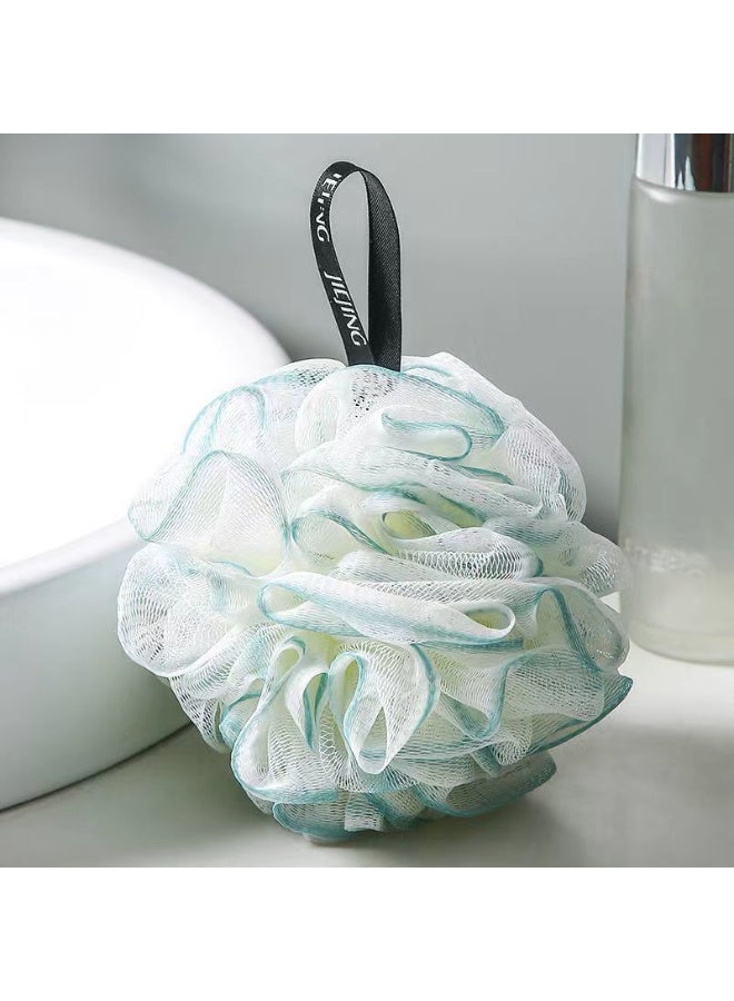 4 Pieces Bath Sponges,Bath Sponges Loofahs,Mesh Pouf Loofahs, for Enhanced Skin Care for Men & Women,Nature-Inspired, Luxurious Bathing Experience - Image 3