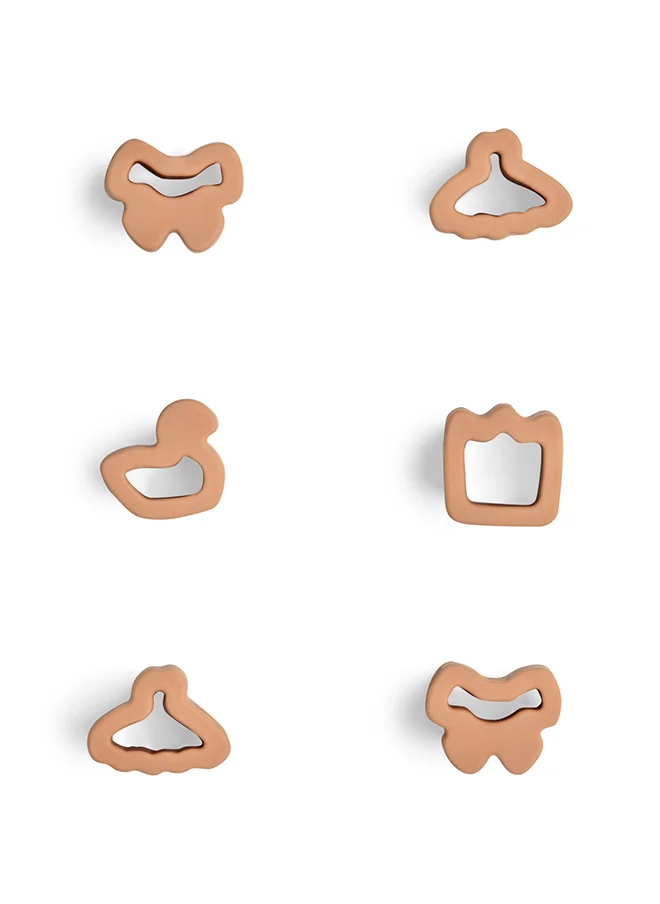 سترون Fruit Cutters Set of 6 - Ballerina Shapes - Fun, Safe & Easy to Use