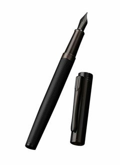 Fountain Pen Black Forest Metal Fountain Pen Beautiful Tree Texture Extra Fine Nib Writing Office Pen Classic Design with Converter and Pen Box Set Pen Gift for your Family or anyone else