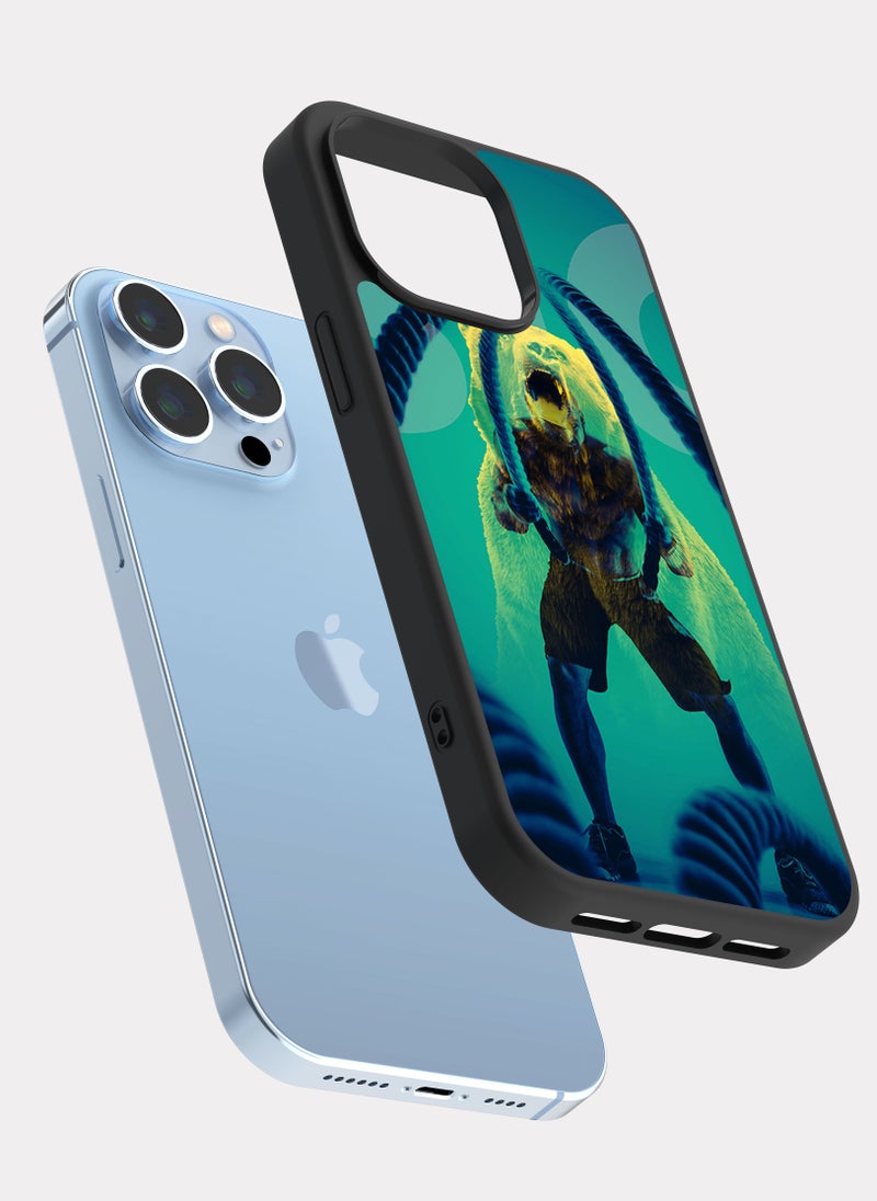 PXLAAT iPhone 13 Pro Max case cover Fitness Man - Image 2