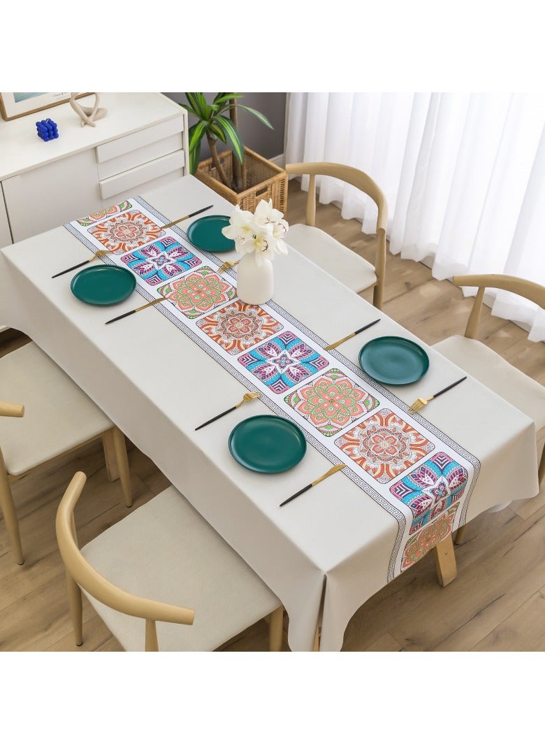 EBMINI New PVC Waterproof Dining Table Cloth  - Image 1