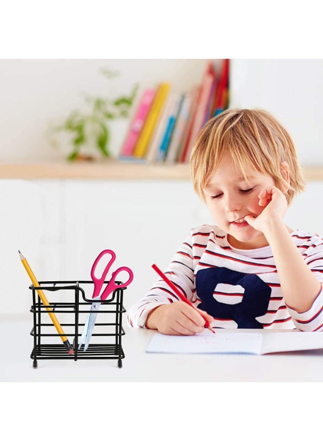 هوميفاي حامل فرشاة الأسنان للحمام، حامل معجون الأسنان من الستانلس ستيل، حامل فرشاة أسنان مقاوم للانزلاق، منظّم حمام متعدد الوظائف لغسول الوجه، المشط، الحلاقة (أسود) - Image 5