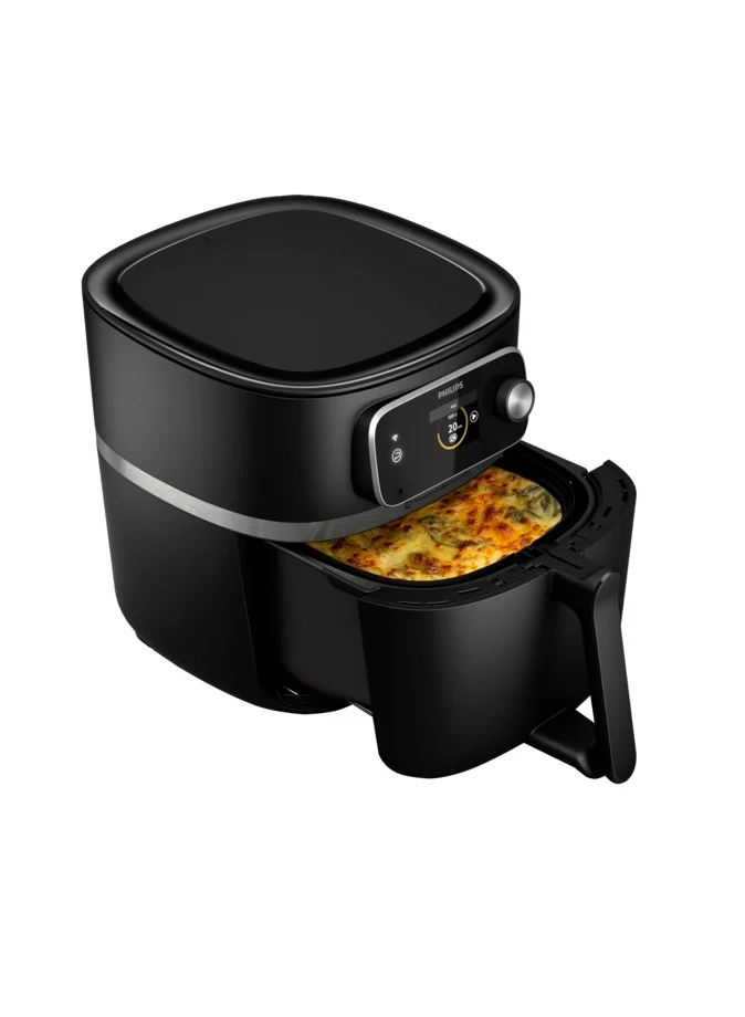 Philips Philips Airfryer XXL - 2200W, 50Hz, 8.3L, 2KGs, Food Thermometer, Auto-Cook Programs, Rapid Air Combo Technology, Connected with HomeID APP, Black - HD9880/91