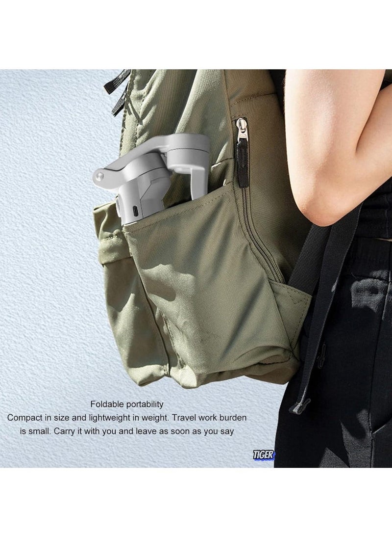 JAJEEK Smartphone Gimbal Stabilizer F5 – 3-Axis Foldable Handheld Gimbal with Tripod, Vlogging Stabilizer for Smooth Video Recording, Face Tracking, Youtuber Tools for Stable Footage and Professional Quality - Image 2