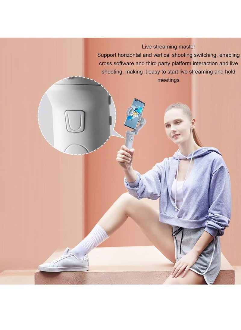 JAJEEK Smartphone Gimbal Stabilizer F5 – 3-Axis Foldable Handheld Gimbal with Tripod, Vlogging Stabilizer for Smooth Video Recording, Face Tracking, Youtuber Tools for Stable Footage and Professional Quality - Image 3