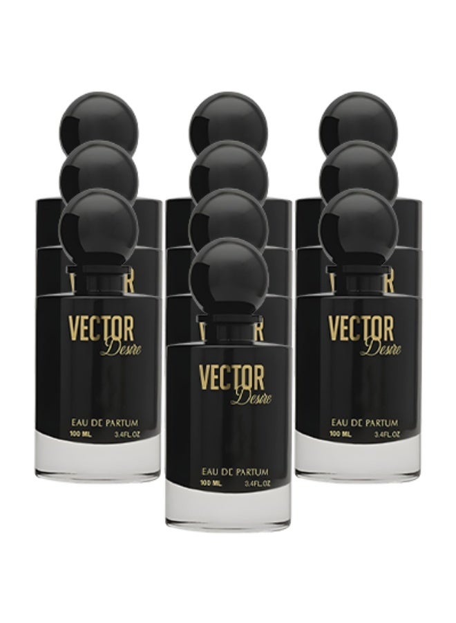 Vector 10 Pieces Vector Desire Perfume Black 100ml EDP - Image 1