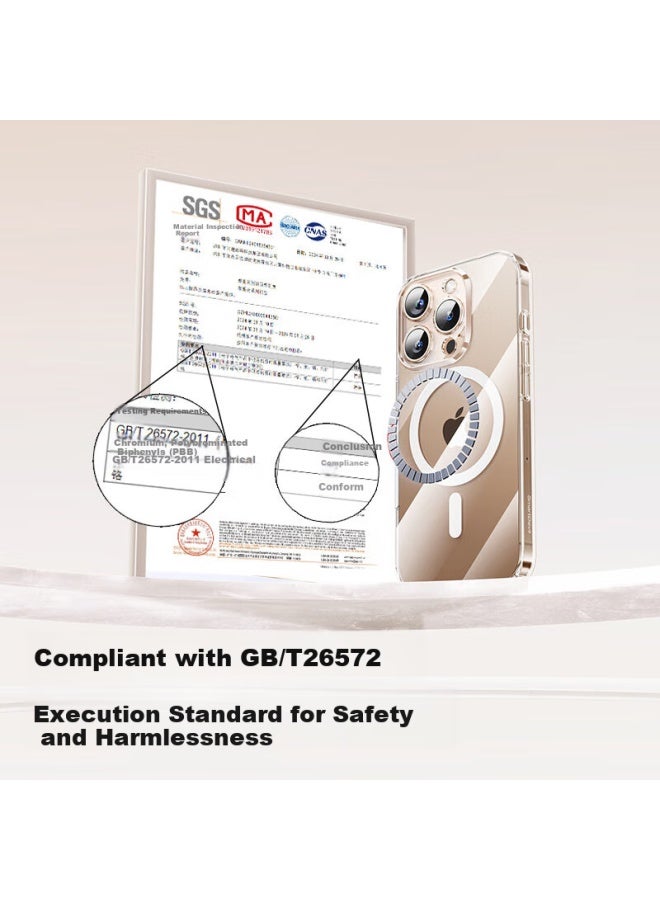 Smartdevil 【Built-In Ai Shooting Button】Compatible With Apple 16Pro Phone Case Magsafe Magnetic Absorption Protective Cover Ultra-Thin Anti-Fall Transparent Lens Full Package - Image 5