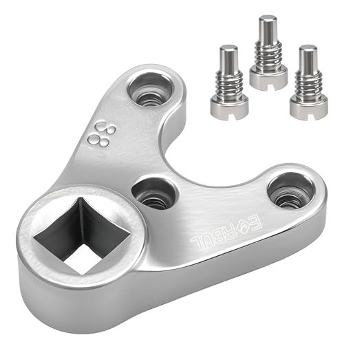EVRBUL TrimTilt Pin Wrench TrimTilt Spanner Wrench compatible with Seastar Steering Cylinders 4 Strokes Yamaha V6 and 2 Strokes NonVMAX38mm x 4mm630 MaterialHeatTreated ChromePlated - Image 1
