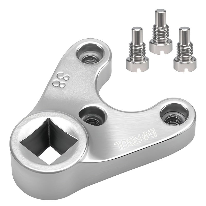 EVRBUL TrimTilt Pin Wrench TrimTilt Spanner Wrench compatible with Seastar Steering Cylinders 4 Strokes Yamaha V6 and 2 Strokes NonVMAX38mm x 4mm630 MaterialHeatTreated ChromePlated - Image 2