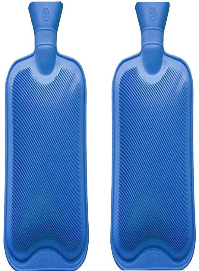 MELVIS® Premium Rubber Hot Water Bag | Reusable Pain Relief & Relaxation for Aches, Cramps, and Cold Nights | Eco-Friendly & Leak-Proof Design | Portable Comfort Solution | Pack of 2 - Image 1