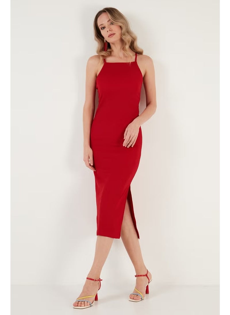 Lela Ribbed Bodycon Dress - Image 1
