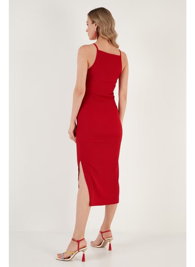 Lela Ribbed Bodycon Dress - Image 4
