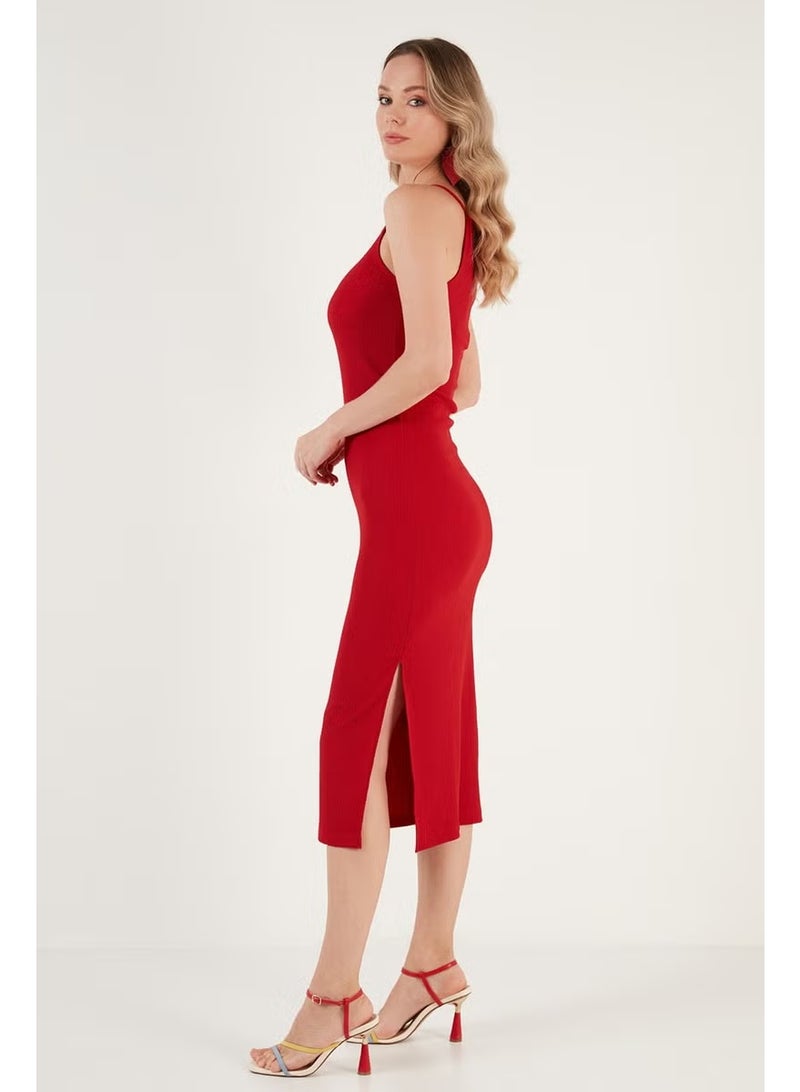 Lela Ribbed Bodycon Dress - Image 2
