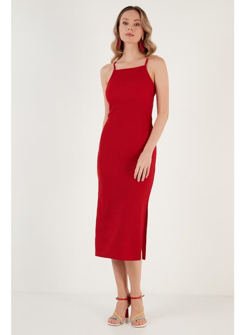 Lela Ribbed Bodycon Dress - Image 3