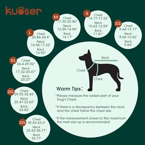 Kuoser Dog Winter Coat Windproof Dog Fleece Jacket British Style Plaid Cold Weather Doggie Vest Coats Reversible Cozy Warm Puppy Clothes Pet Apparel for Small Dogs XS - Image 3
