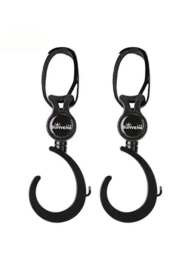 TEKNUM Double Baby Stroller with Hooks - Black - Image 2