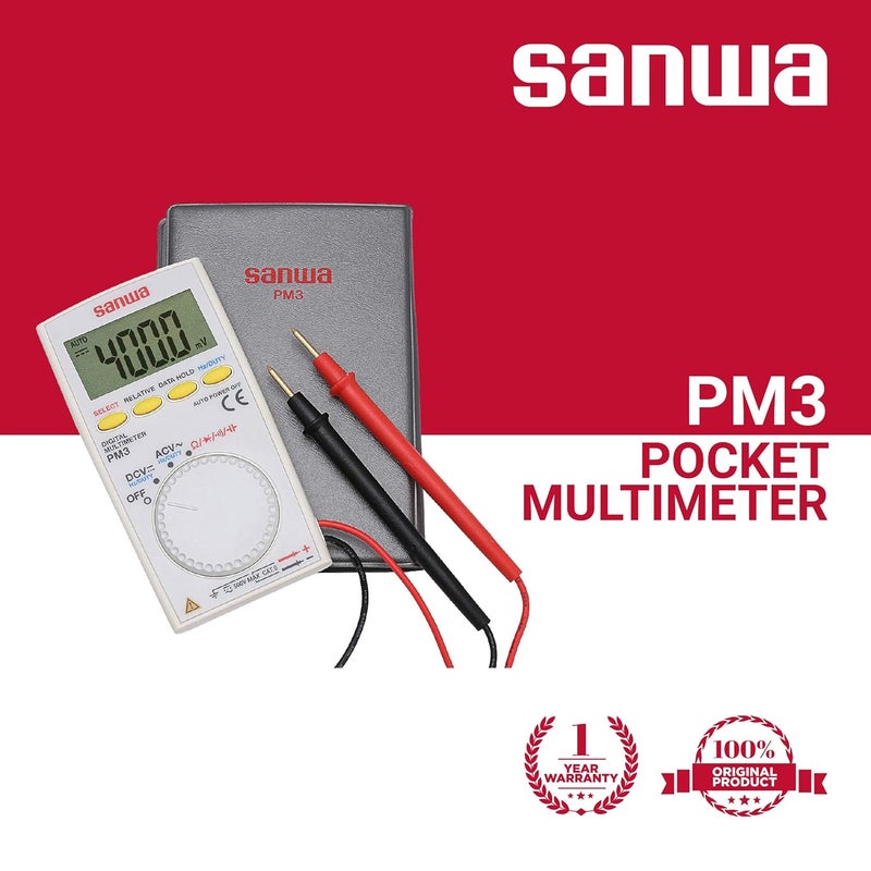 SANWA سانوا اليابان pm3 مقياس رقمي جيب أصلي - Image 5