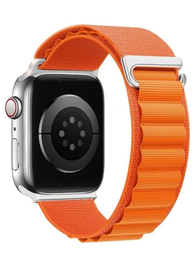 ACLIX Nylon Band - Compatible with Apple Watch Ultra 2/Ultra Band 49mm 45mm 44mm 42mm for Men Women, Adjustable with Metal C-Hook Strap - Image 1