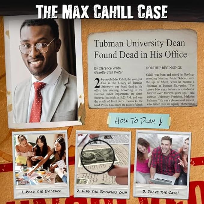 UNSOLVED CASE FILES  Cahill Max  Cold Case Murder Mystery Game  Can You Solve The Crime? - Image 4