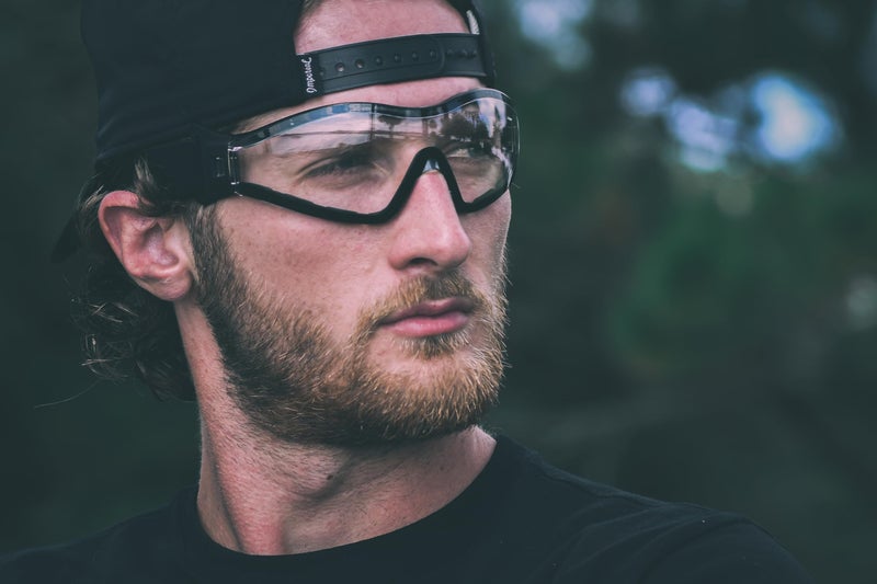 Birdz Eyewear Boogie Motorcycle Sports & Skydiving Goggles Padded Black Frame w/Clear Lens Anti-Fog Z87.1 - Image 3