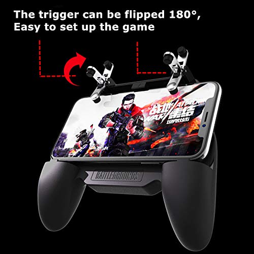 COOBILE Mobile Game Controller for PUBG Mobile Controller L1R1 Mobile Game Trigger Joystick Gamepad for iOS & Android Phone(W10 update) - Image 3