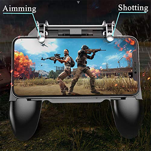 COOBILE Mobile Game Controller for PUBG Mobile Controller L1R1 Mobile Game Trigger Joystick Gamepad for iOS & Android Phone(W10 update) - Image 2