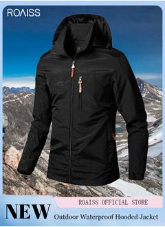 roaiss Men Jackets Waterproof Male Outdoor Coats Outwears Windbreaker Windproof Spring Autumn Jacket Camping Hiking Clothing Coat  - Image 1