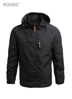 roaiss Men Jackets Waterproof Male Outdoor Coats Outwears Windbreaker Windproof Spring Autumn Jacket Camping Hiking Clothing Coat  - Image 2