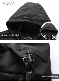 roaiss Men Jackets Waterproof Male Outdoor Coats Outwears Windbreaker Windproof Spring Autumn Jacket Camping Hiking Clothing Coat  - Image 4