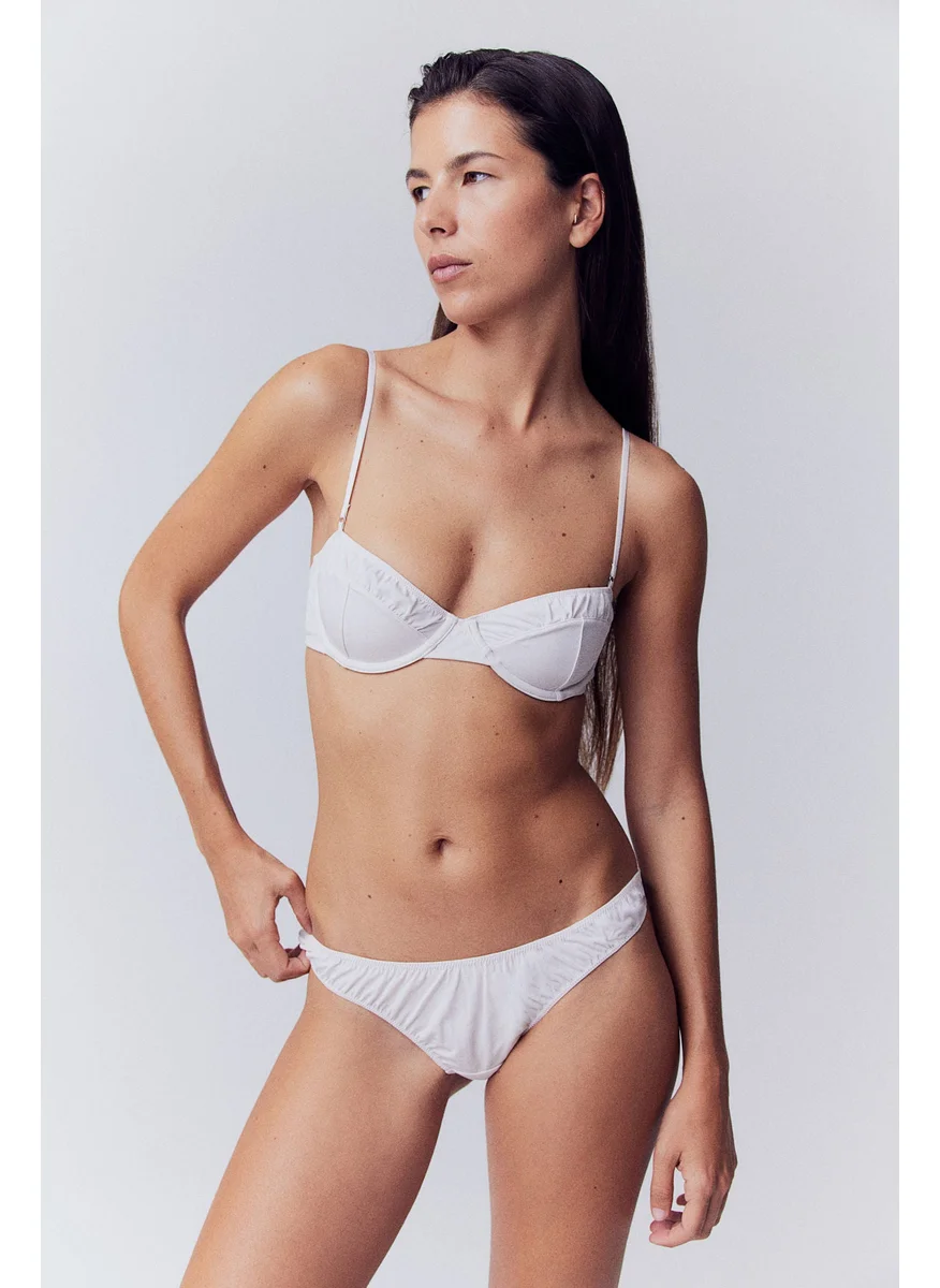 H&M Non-Padded Underwired Microfibre Bra