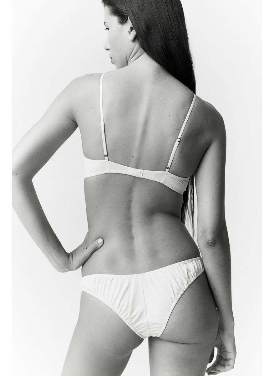 H&M Non-Padded Underwired Microfibre Bra