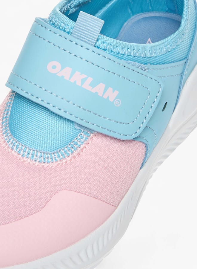 Oaklan by Shoexpress Girls Panelled Sports Shoes with Hook and Loop Closure  - Image 4