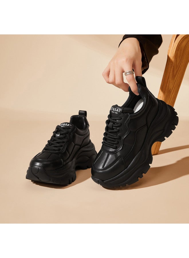 St&Sat Hot Pick】saturday Spring/autumn Platform Sneakers, Retro Casual Shoes, Versatile Dad Shoes For Women - Image 2