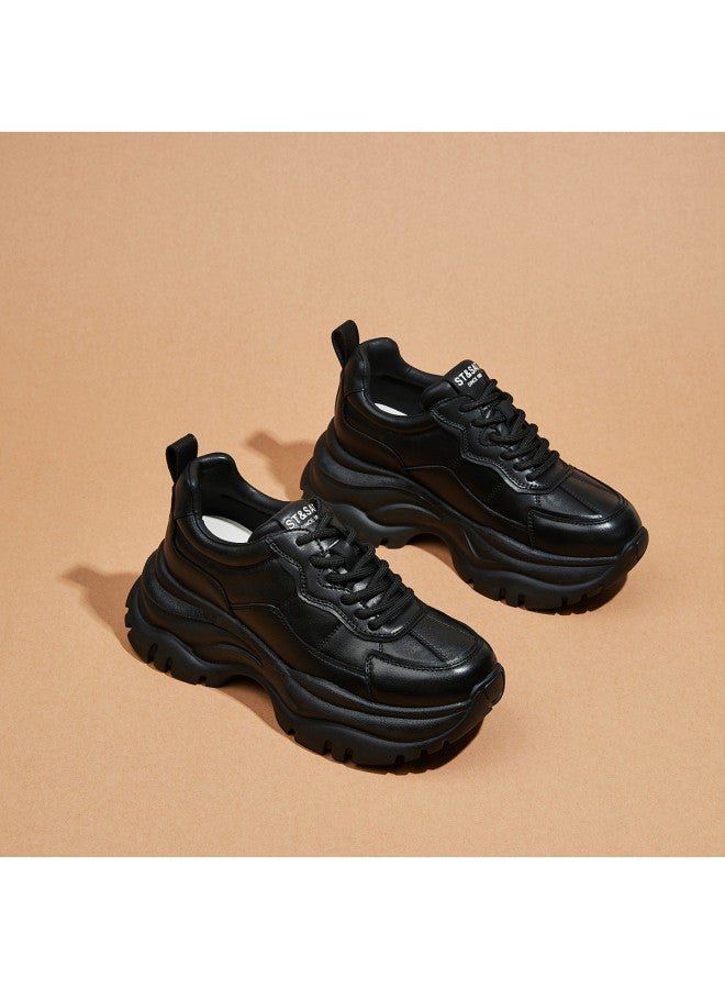St&Sat Hot Pick】saturday Spring/autumn Platform Sneakers, Retro Casual Shoes, Versatile Dad Shoes For Women - Image 3