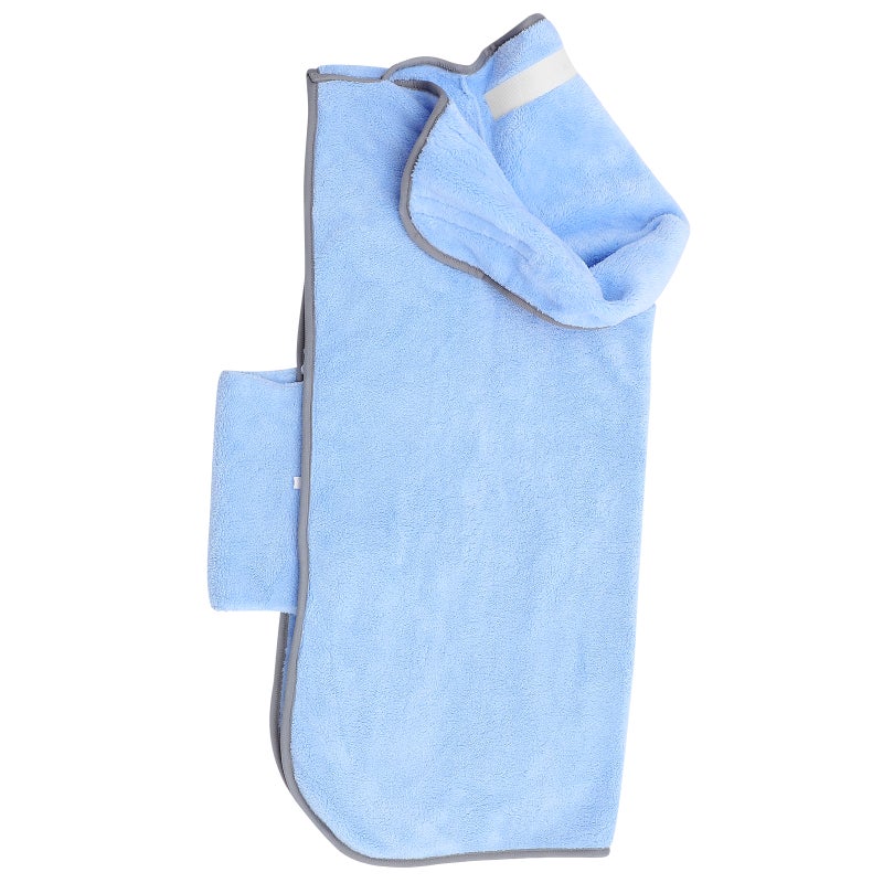 1pc Dog Bath Towel Cat Bathrobe Super Absorbent Puppy Towel Pet Supplies - Image 1