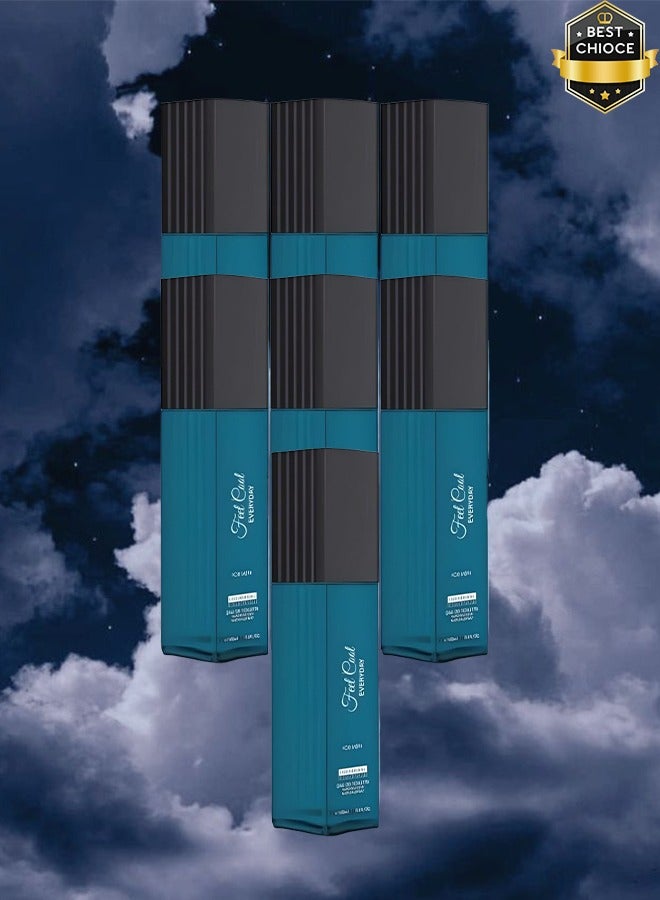 UNIVERSAL 7 Pieces Feel Cool Everyday Perfume For Men 100ml EDT - Image 1