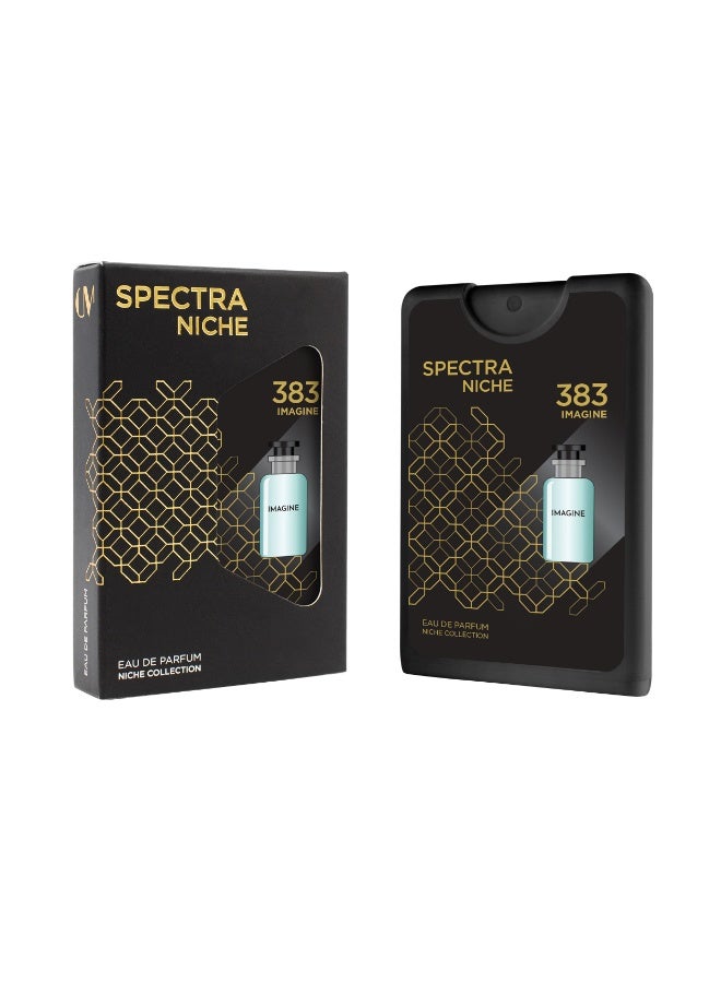 Spectra Pocket Niche 383 IMAGINE EDP Perfume For Men - 18ml - Image 1