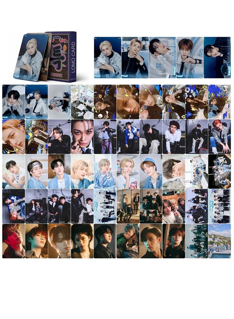 55Pcs Stray Kids New Album 5-Star Lomo Card - Image 2