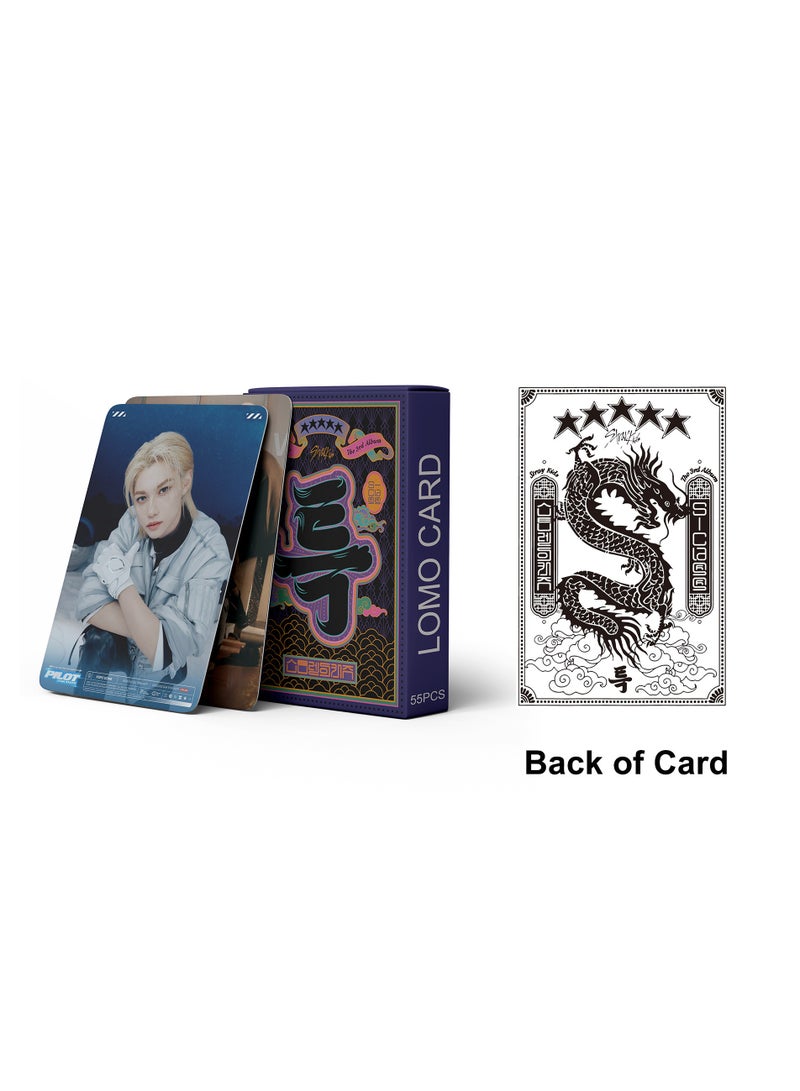 55Pcs Stray Kids New Album 5-Star Lomo Card - Image 3
