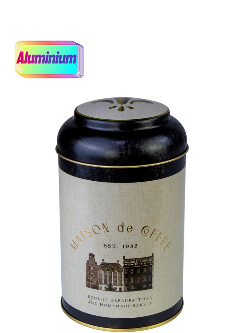 كويزين أرت Azura - Maison de Cafe Coffe Round Box, 105x150 mm, Domed Cover, 1.4 liter