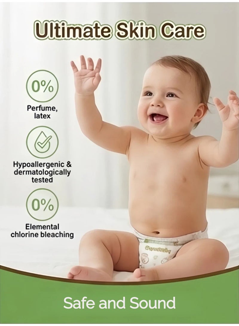 Chocobaby Premium Quality Baby Culotte Pants Diapers, Size M (7-11kg), 52 Count | Ultra-Breathable and Soft with Super Absorption - Image 5