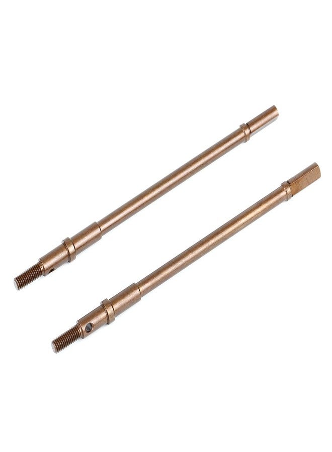 LCX Racing 1/6 RC Crawler Car Hard Steel Heavy Duty AR90 Rear Axle Internal Drive Shaft Set for RC Car Axial SCX6 AXI05000, Upgrades Parts Accessories (Rear Axle) - Image 1