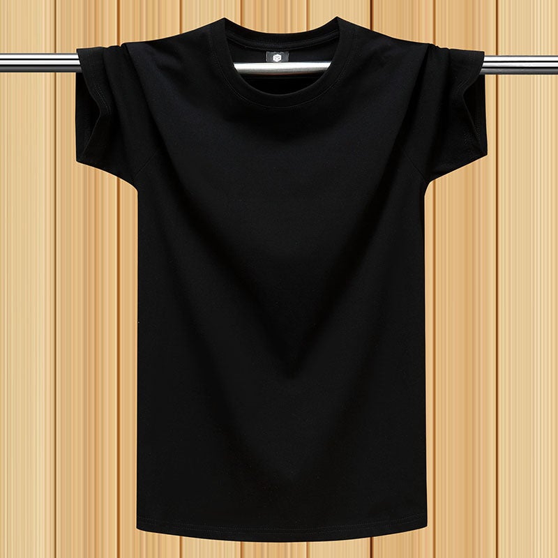 2025 Short-Sleeved T-Shirt Men'S Large Size Loose Half-Sleeved Men'S Bottoming Shirt Cotton Short-Sleeved Youth Trbottomy T - Image 3