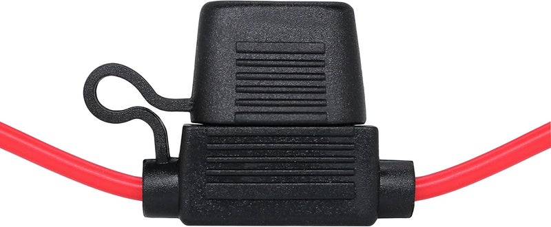 VANTRONIK Waterproof Medium Inline Fuse Holder with 14 Gauge AWG Wire 10 Inches Long, Fit for ATO ATC Standard Blade Fuse in Vehicle/Boat/RV/Tractor, 6 Pack - Image 5