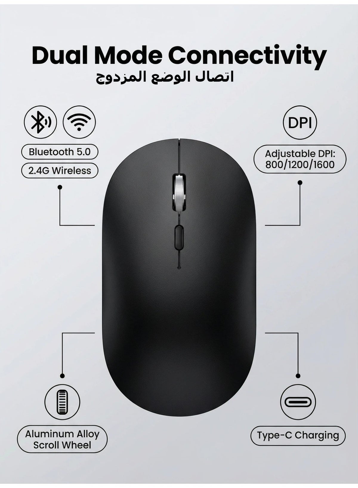 AOR Esports AOR Esports Office Mouse 600mAh ZB8BCD6D52F55FC74006FZ
