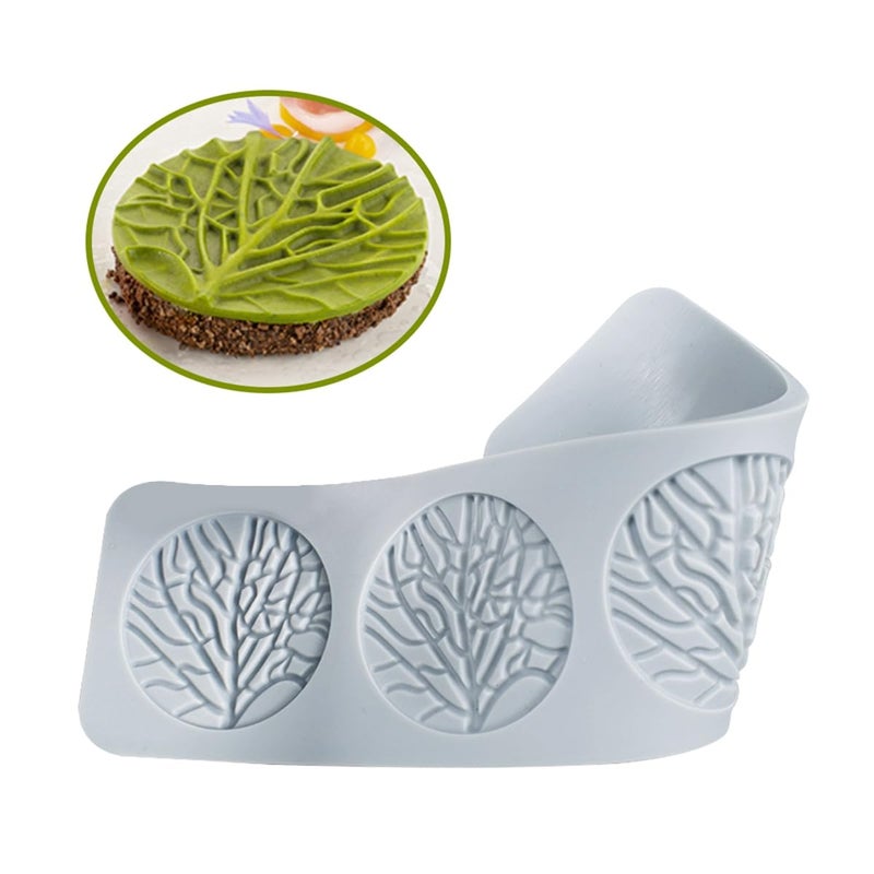 TUKE Hollow Snowflake Silicone Mold Chocolate Candy Fondant Mold 3D Embossing Silicone Mold Cake Fondant Silicone Mold Clay Mould for Cupcake Top Sugar Craft Cake Decoration (G_ Leaf) - Image 4