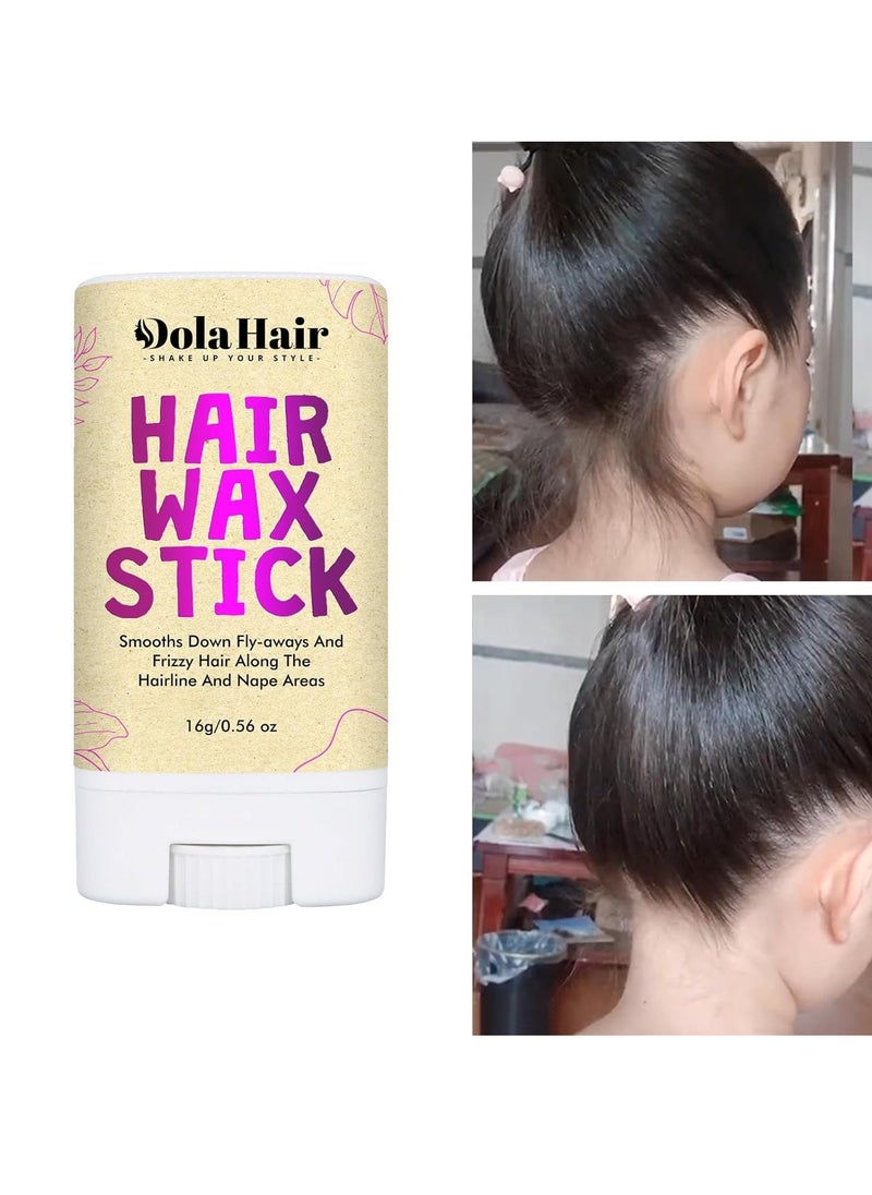 Dolahair - Dolahair Hair Wax Stick - Flyaway Control and Styling Pomade for Kids, Women, and Men - Hair Bun Maker and Accessorie (0.6 Oz Pack of 1) - Image 1